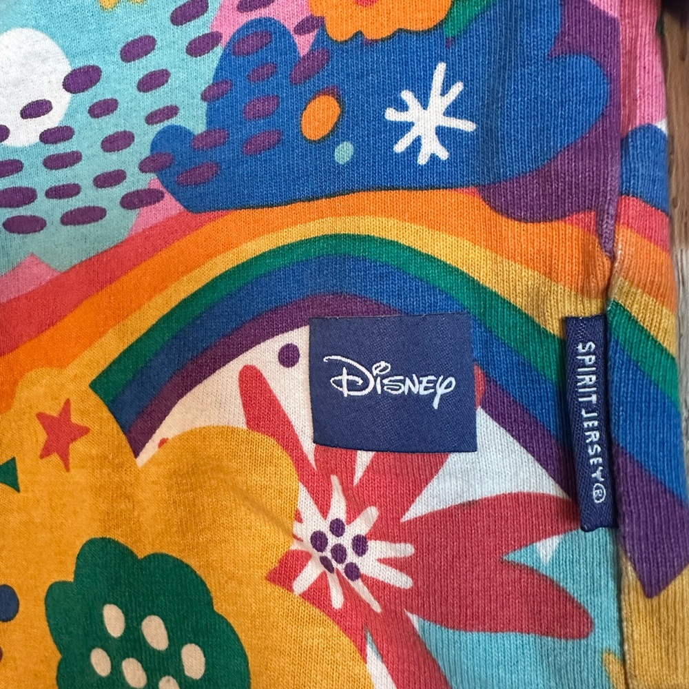 Disney Pride Multicolor Mickey Mouse Rainbow Long Sleeve Top - Picture 6 of 6